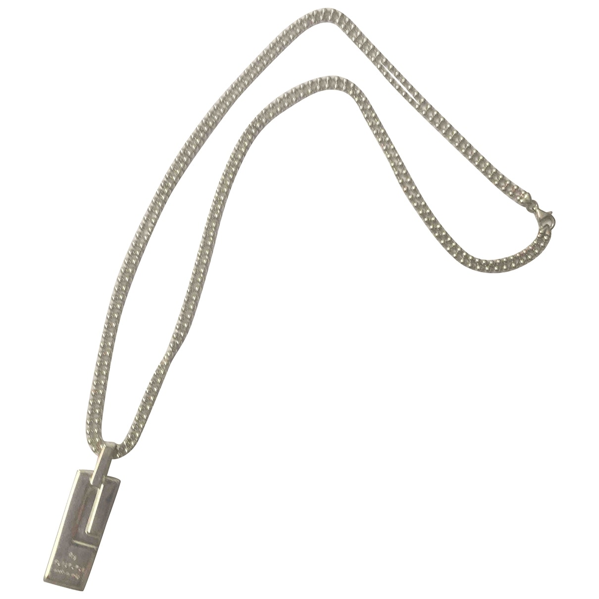 Gucci icon silver silver necklaces