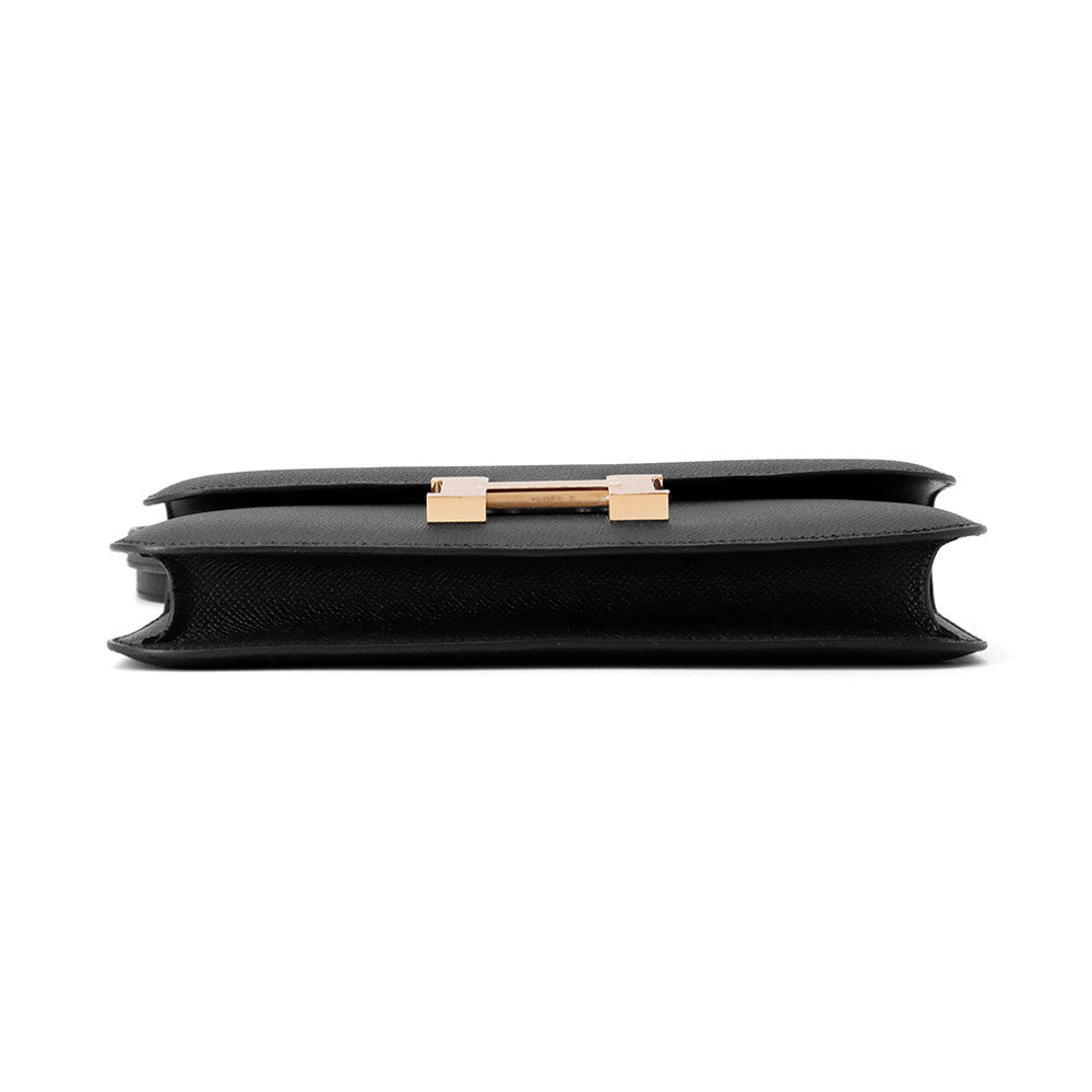 Constance Elan Epsom Handbag Black Travel Bag