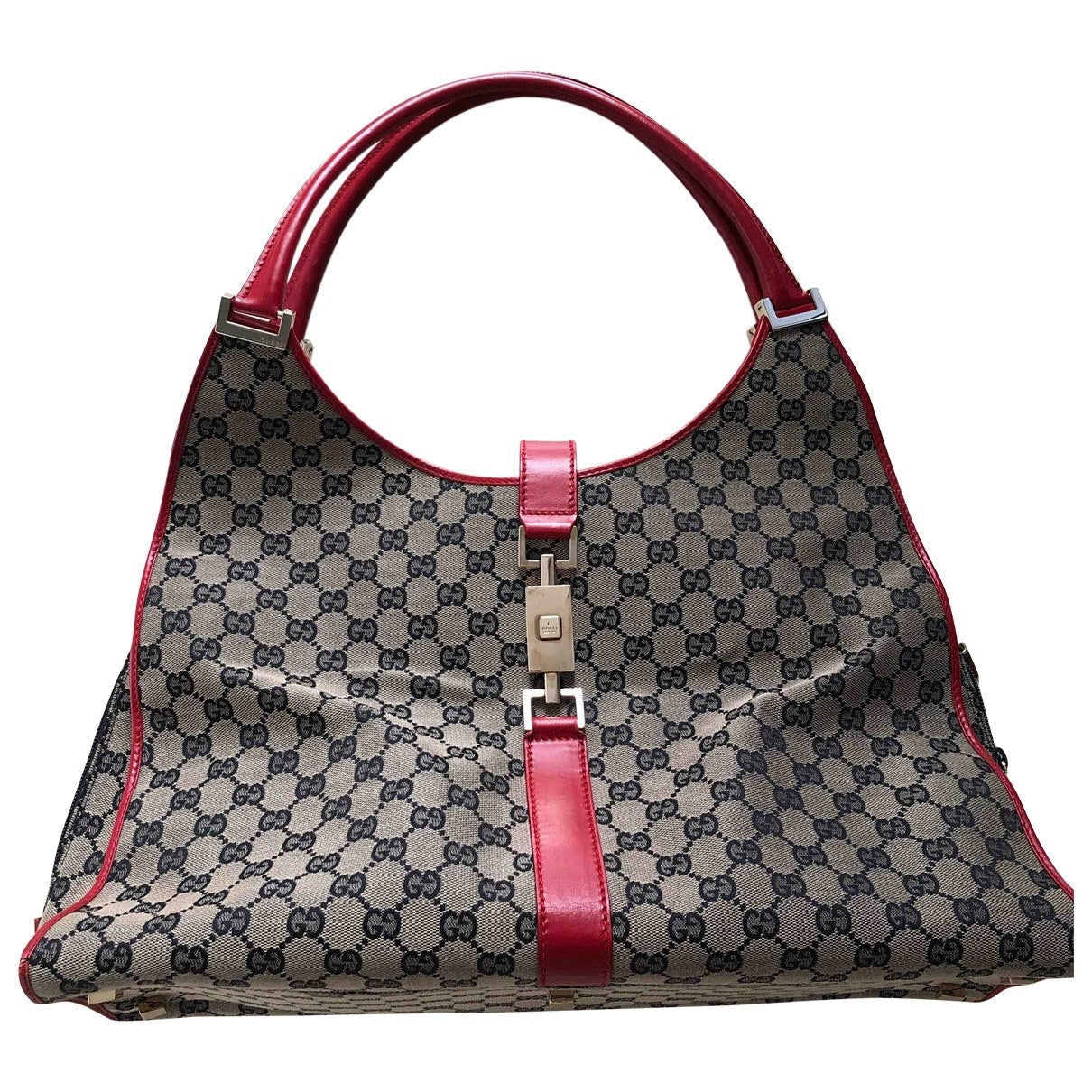 Gucci jackie cloth handbag