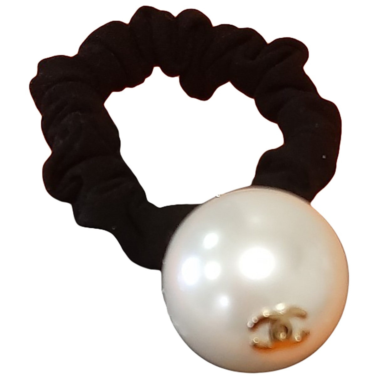 Chanel White Pearl Hair Jewelry