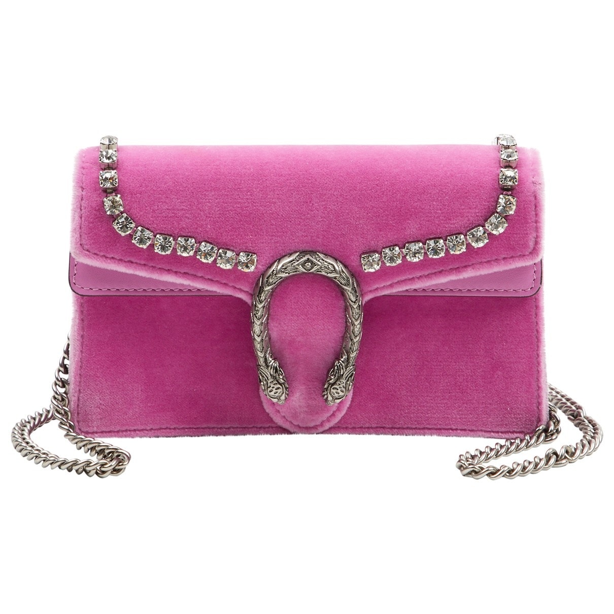 Gucci dionysus pink velvet handbag