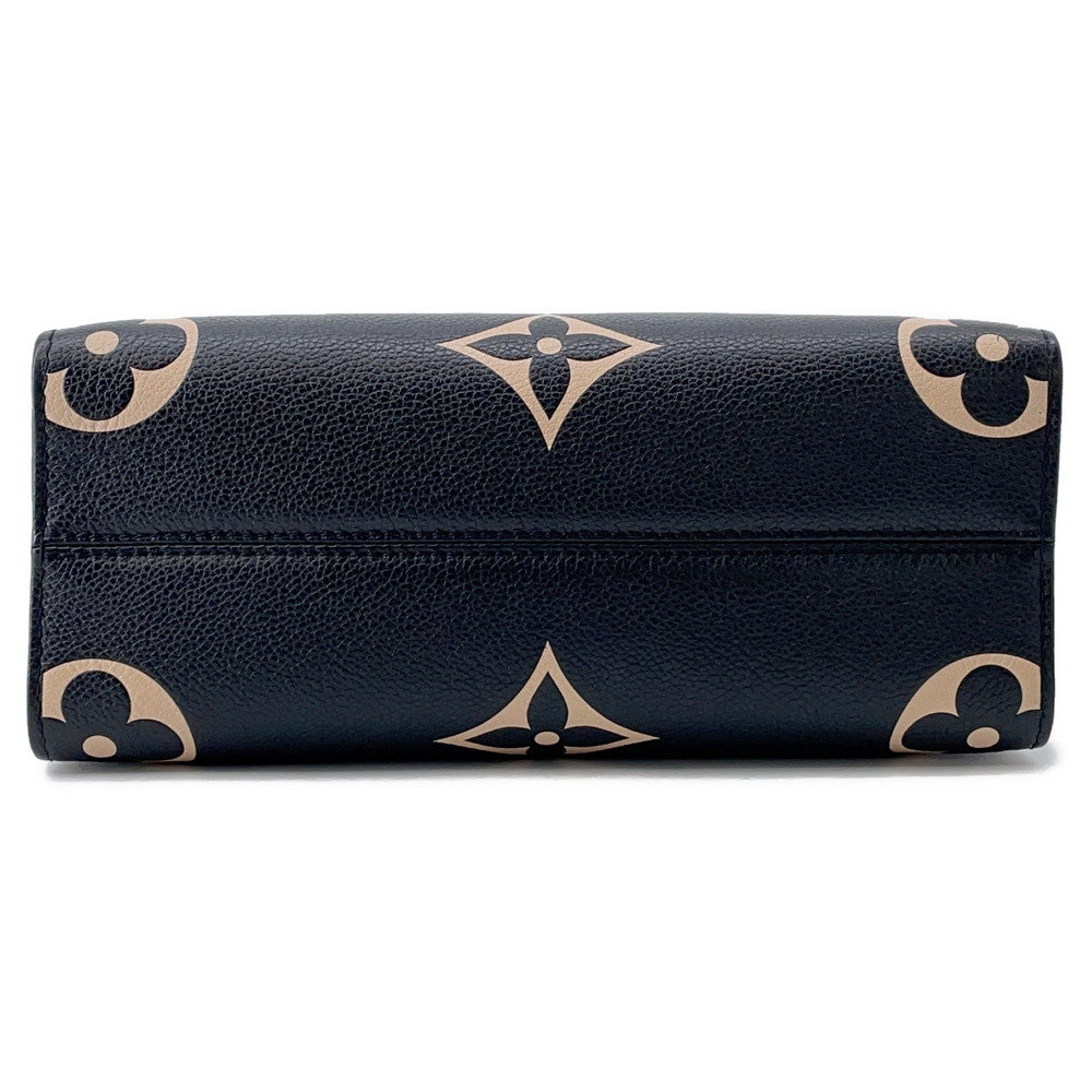 Louis Vuitton Onthego BeigeM45659 Bicolor Monogram Empreinte Leather Noir Handbag 2
