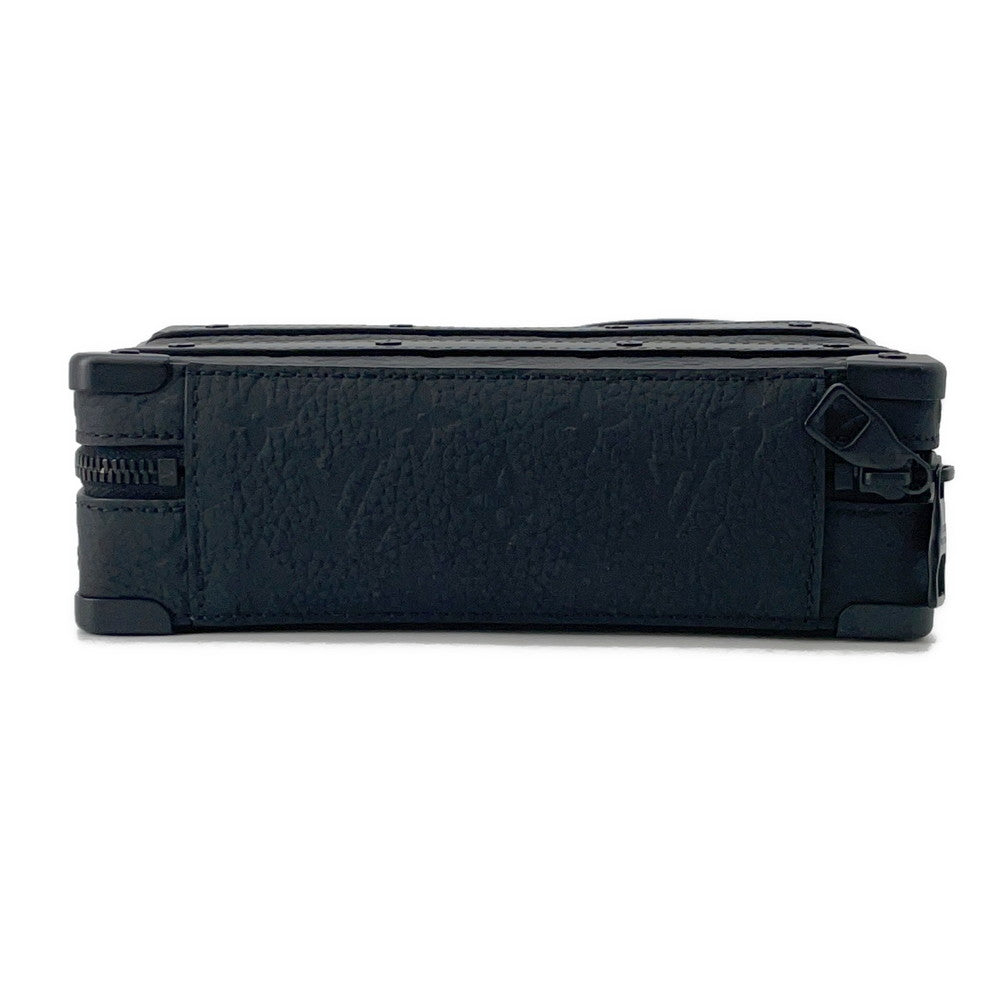 Louis Vuitton Handle ・ Soft Trunk NoirM59163 Monogram Taurillon Leather Handbag