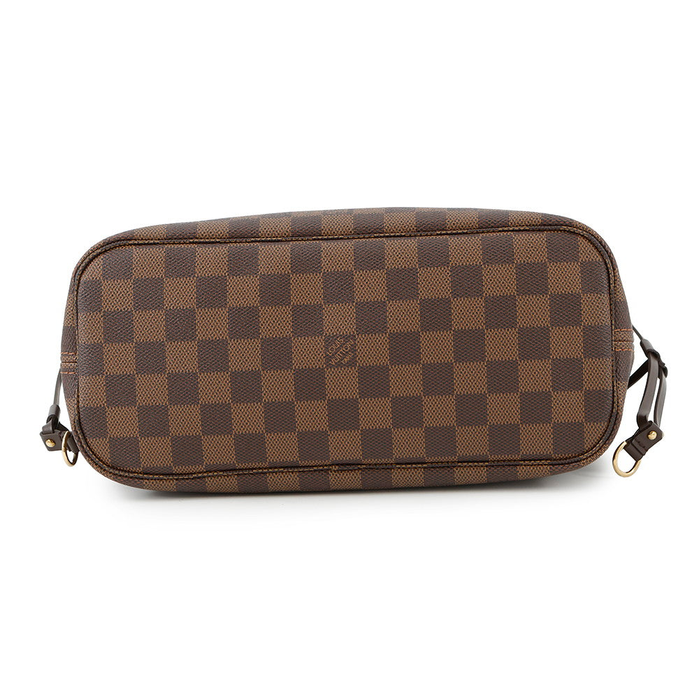 Louis Vuitton Neverfull RedN51109 Ebene Damier Canvas Tote Bag 3