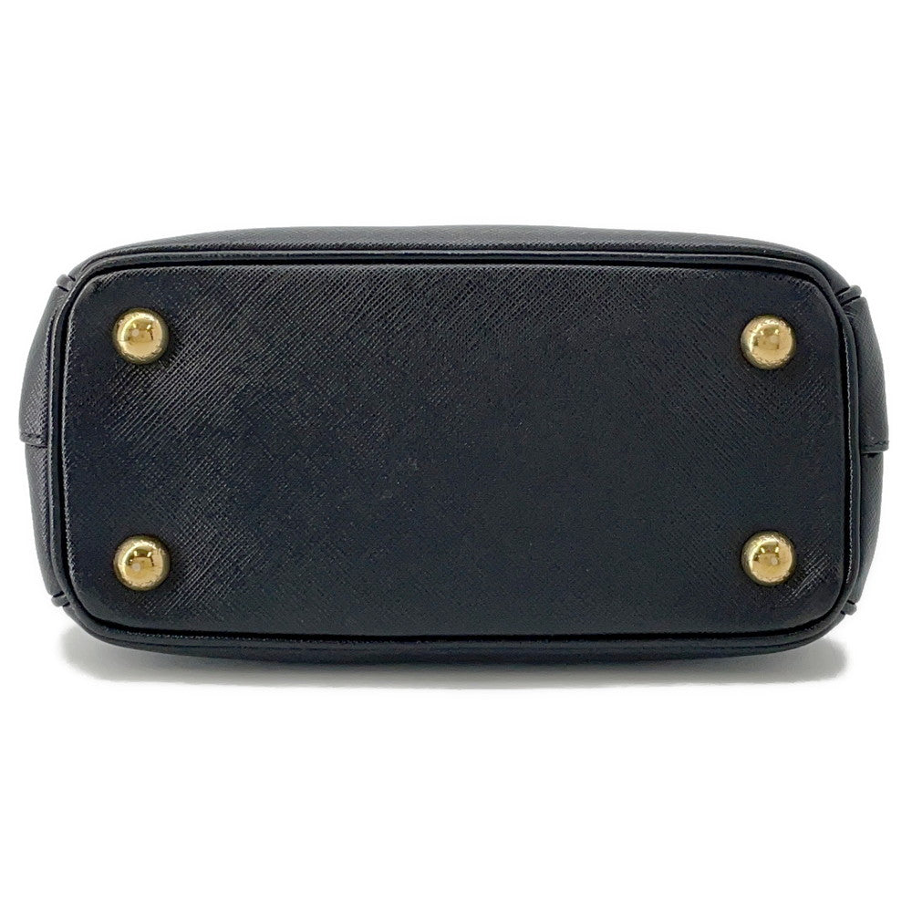 Galleria Way Shoulder Bag Ba Saffiano Leatherleather Black