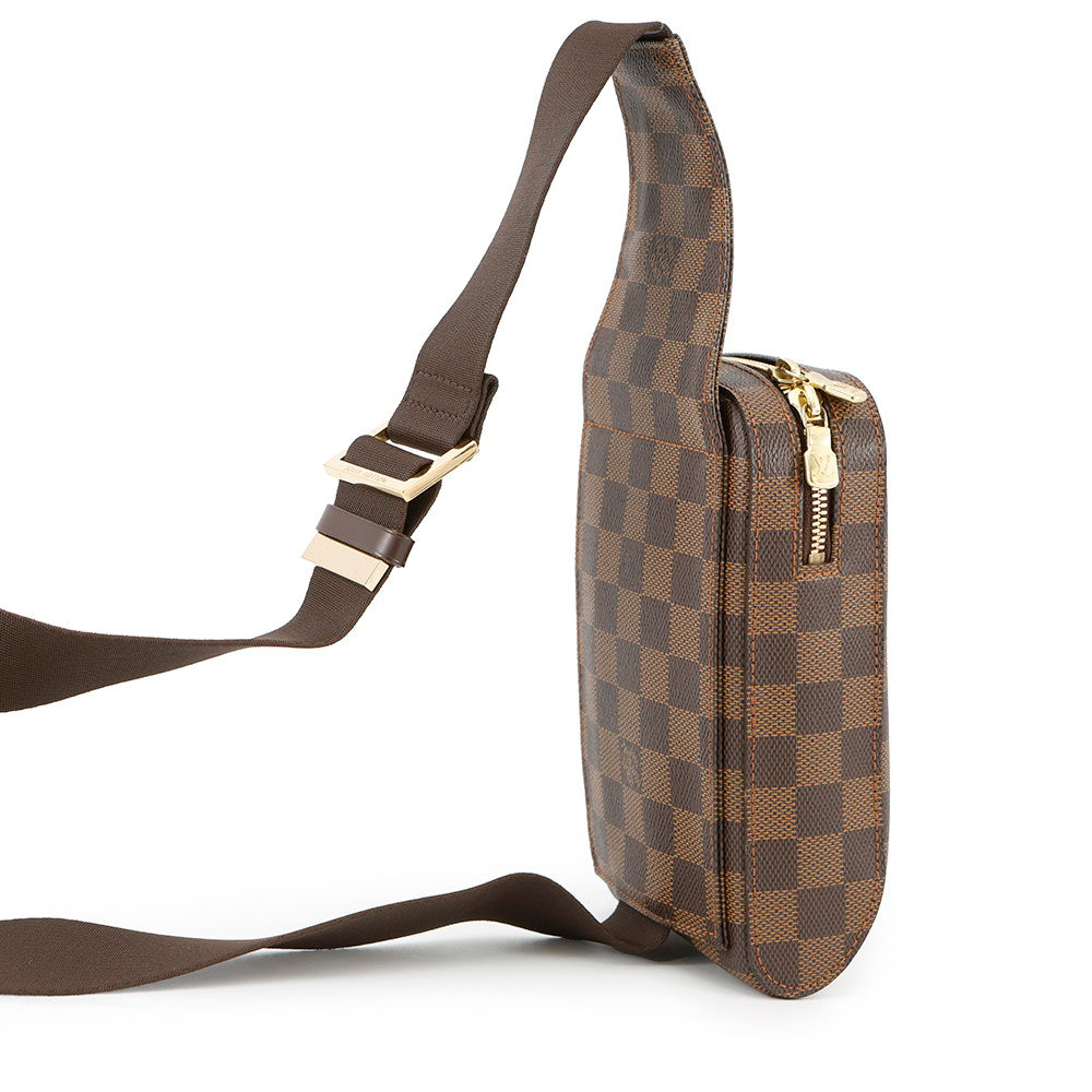 Louis Vuitton Geronimos RedN51994 Ebene Damier Canvas Handbag