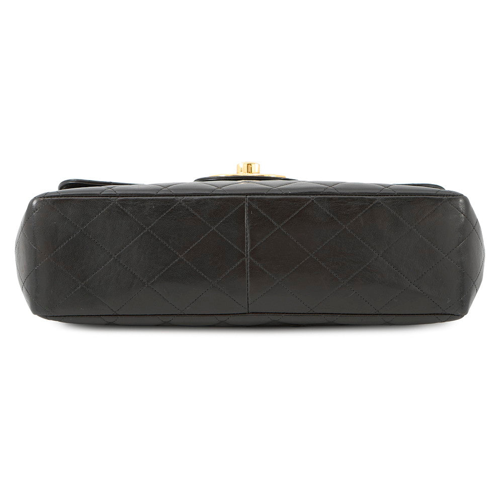 Chanel Single Flap Matelasse BlackA04412 Lambskin Shoulder Bag