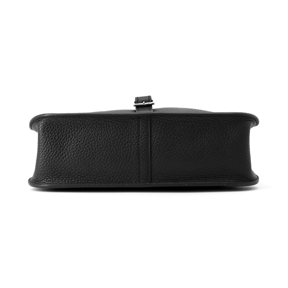 Halzan Taurillon Clemence Size Handbag Black Travel Bag