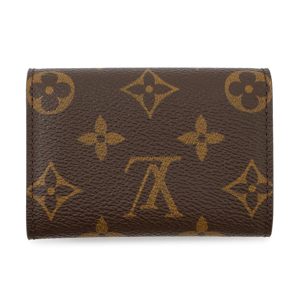 Louis Vuitton Porte Monnaie・Plat BrownM61930 Monogram Handbag