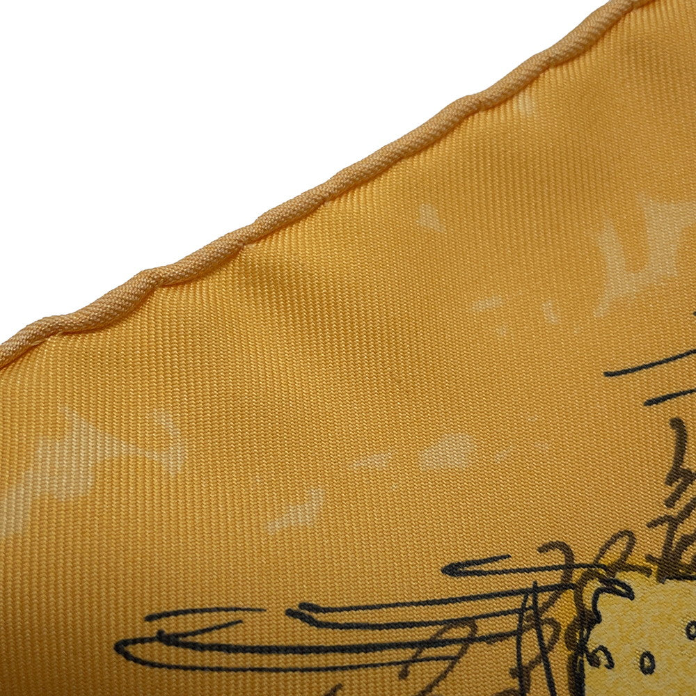 Carre Les Lady On Horseback Size Yellow Travel Bag