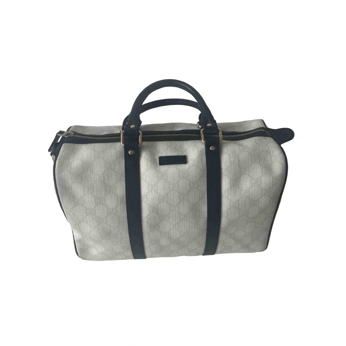 Gucci boston white cloth handbag