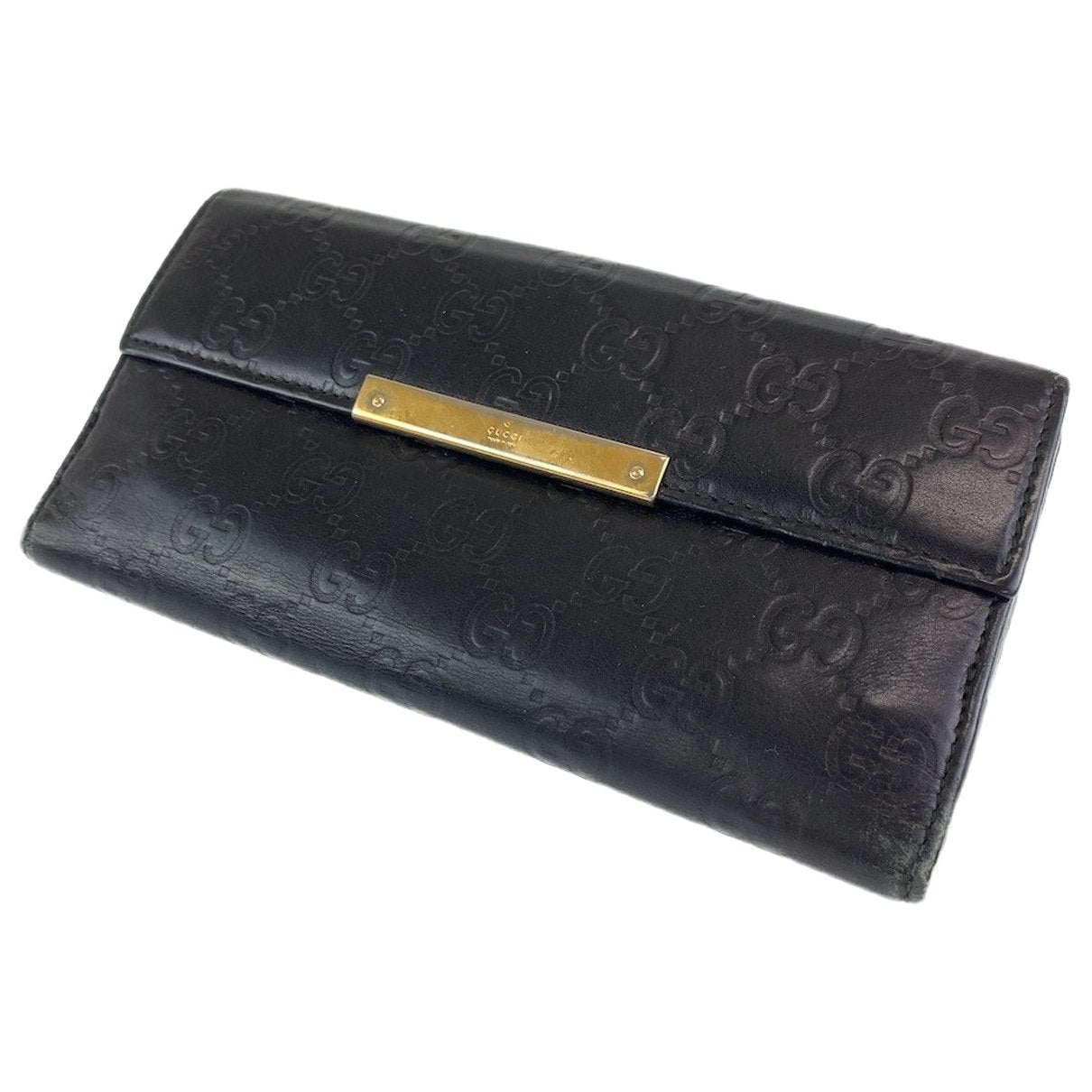 Gucci black leather case