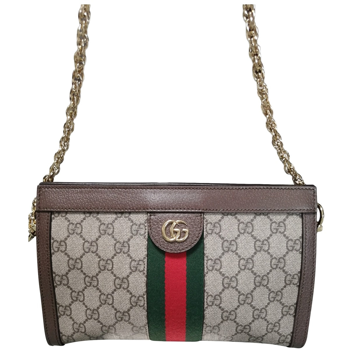 Gucci ophidia beige cloth handbag