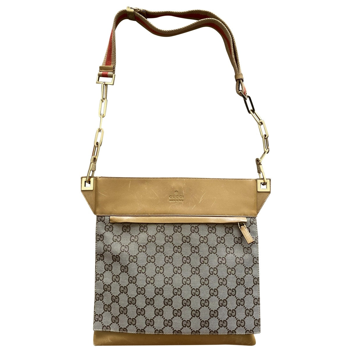 Gucci beige cloth handbag