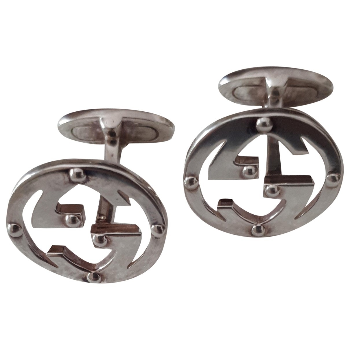Gucci silver silver pins & brooches