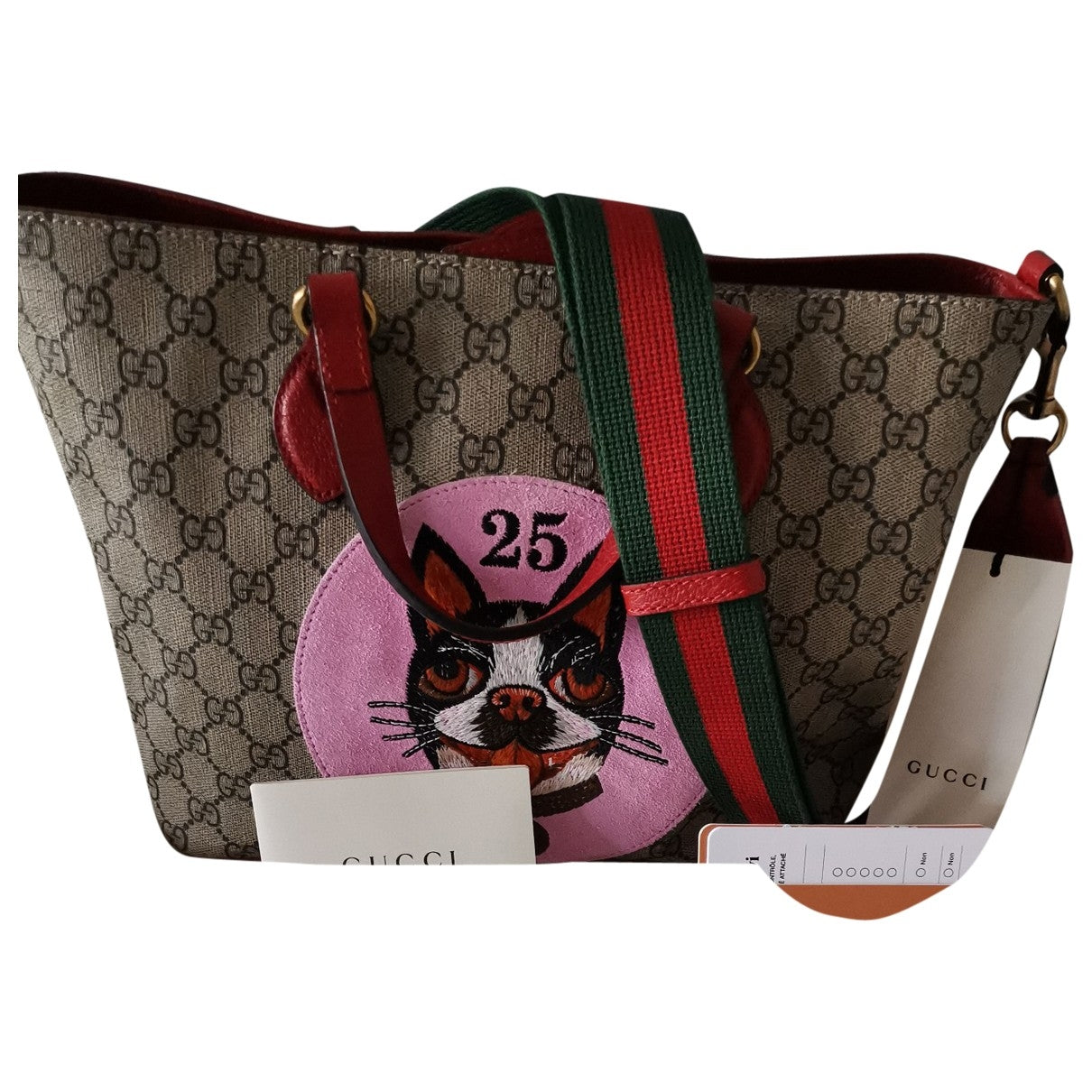 Gucci multicolour cloth handbag