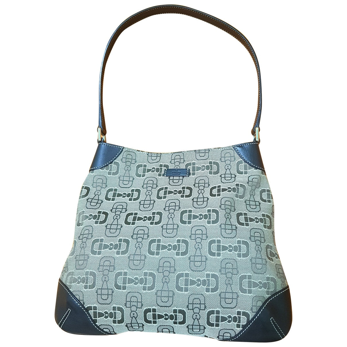 Gucci brown cloth handbag