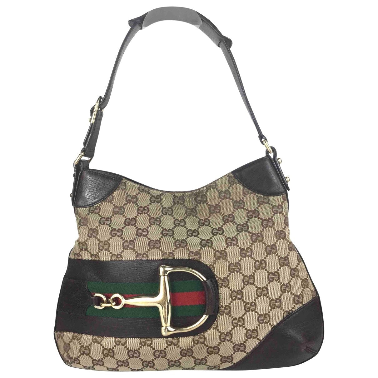 Gucci beige cloth handbag