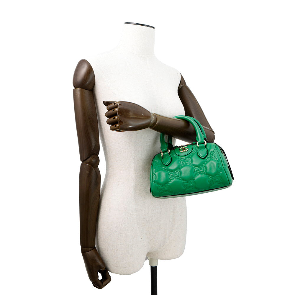 GUCCI GGMatelasse 2WAYBag Green702251 Leather