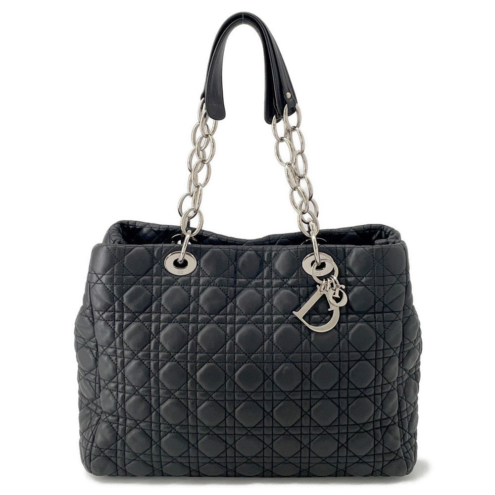Dior Tote Bag Canage BlackCAL44956 Leather Chain