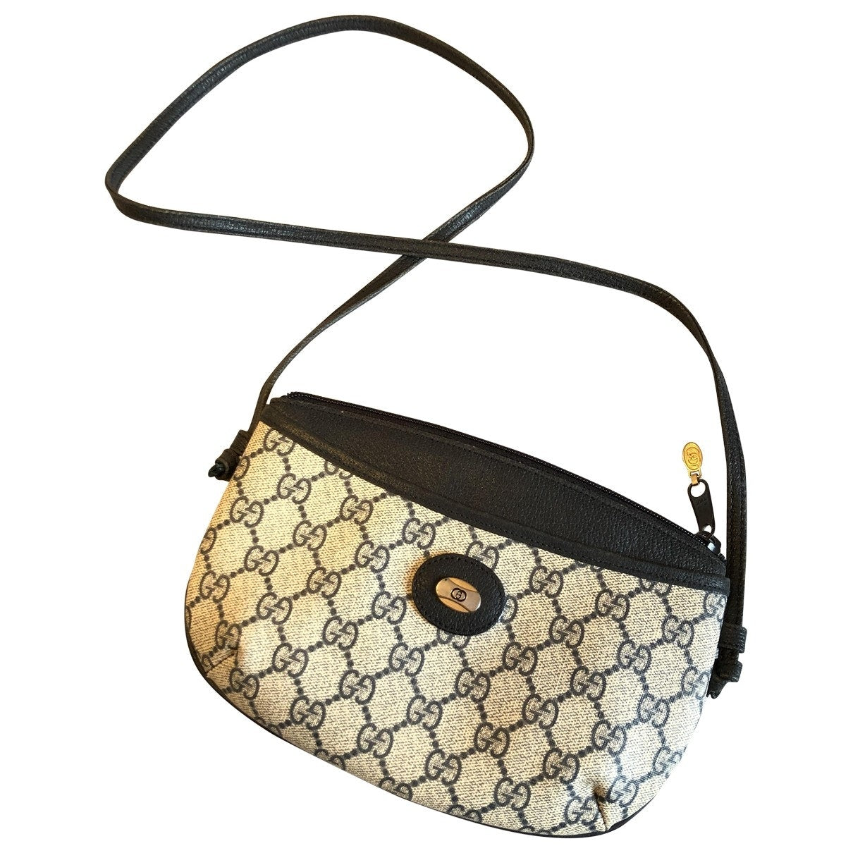 Gucci ophidia blue leather handbag