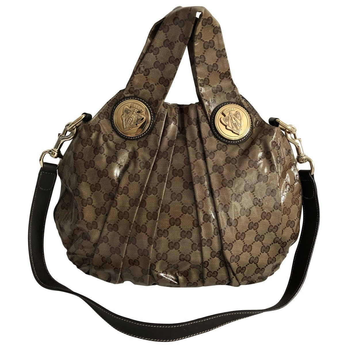 Gucci beige cloth handbag