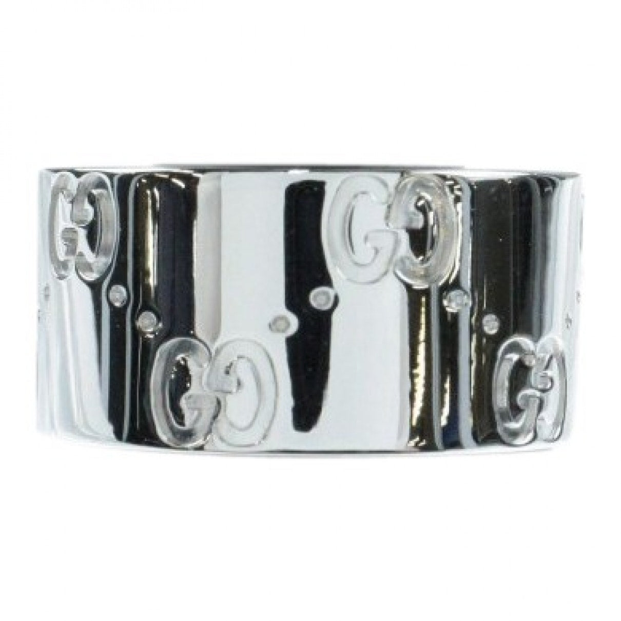 Gucci silver white gold rings