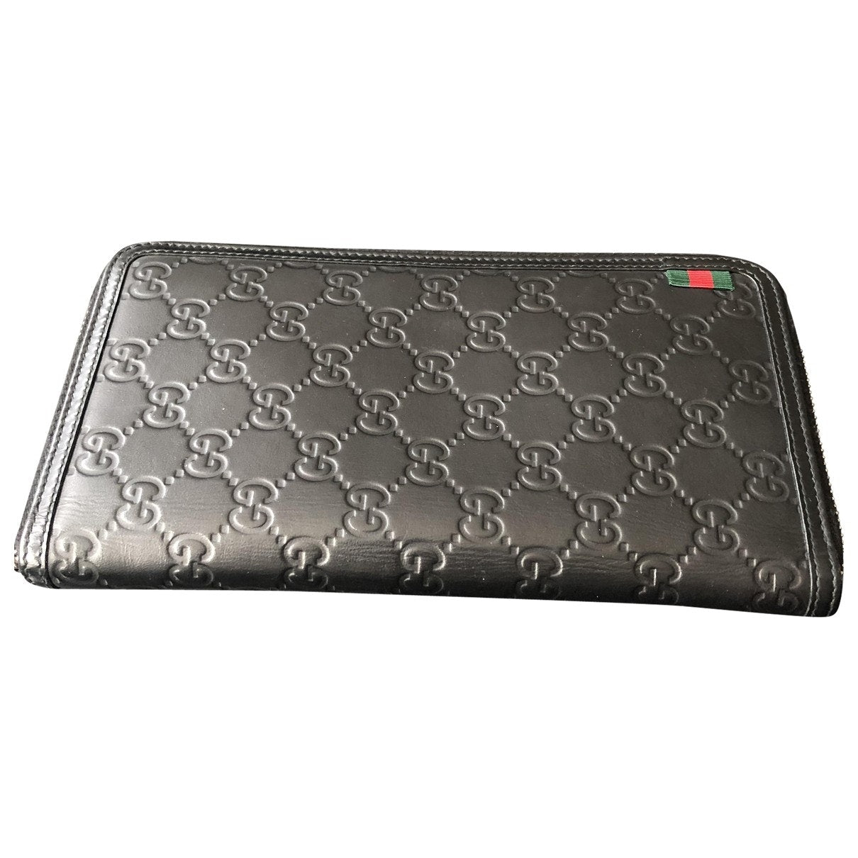 Gucci black leather case