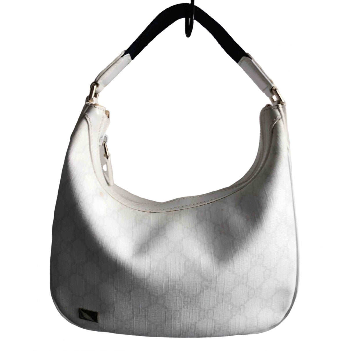 Gucci hobo white cloth handbag