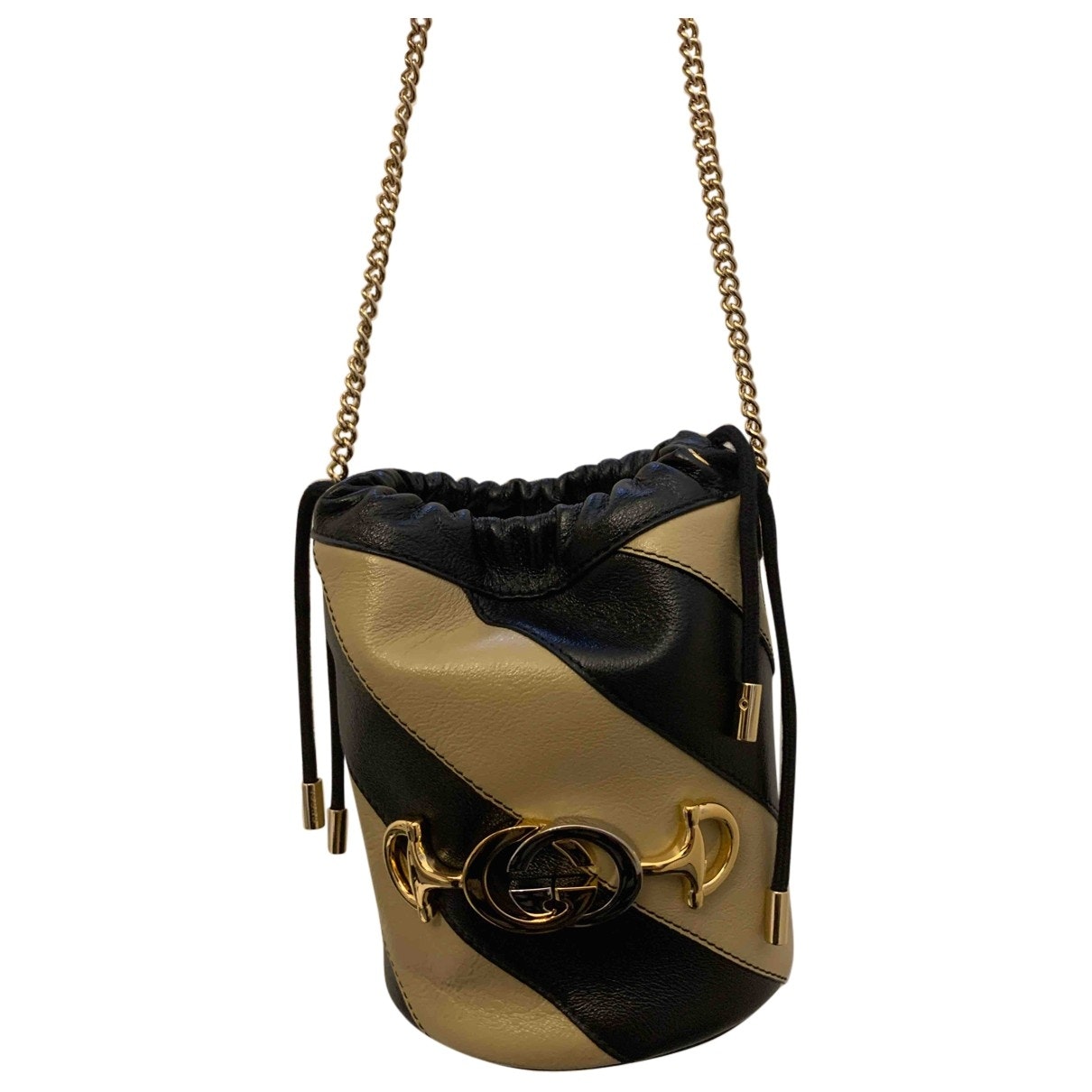 Gucci zumi black leather handbag