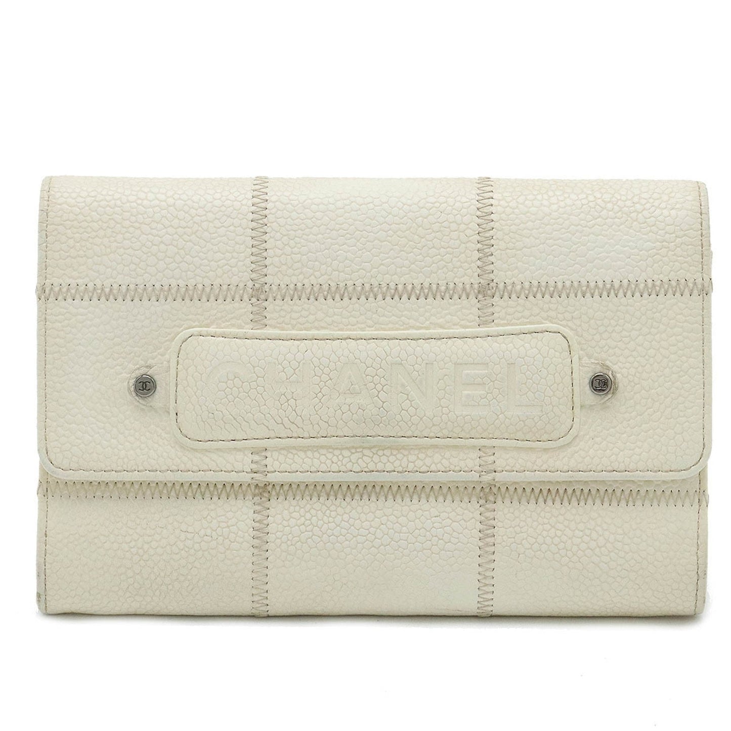 CHANEL square stitch Wallet