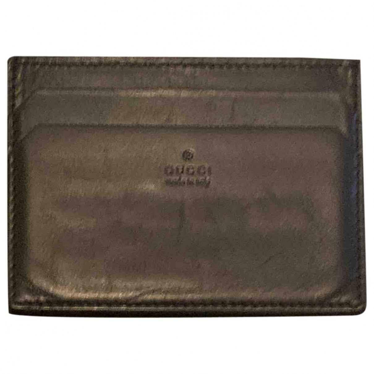 Gucci brown leather case