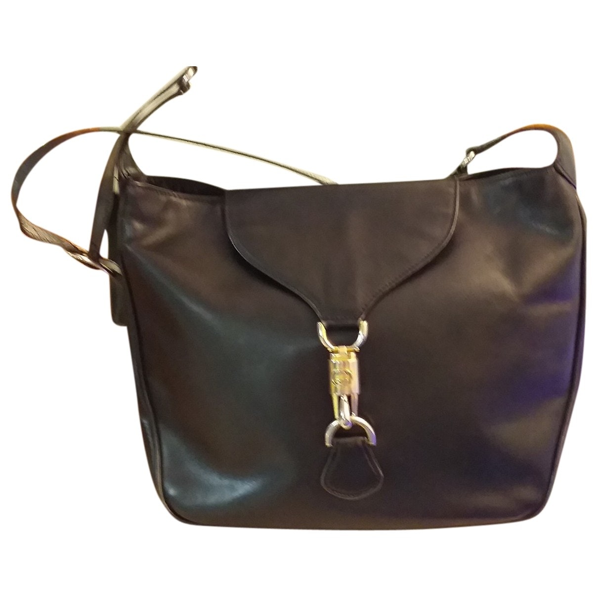 Gucci black leather handbag