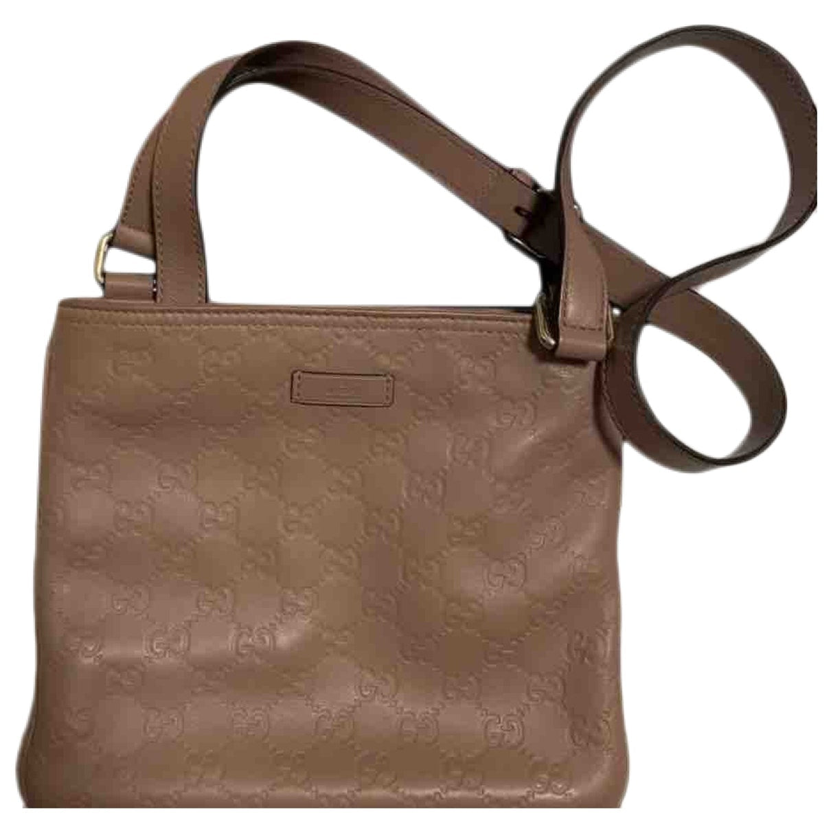 Gucci pink leather handbag