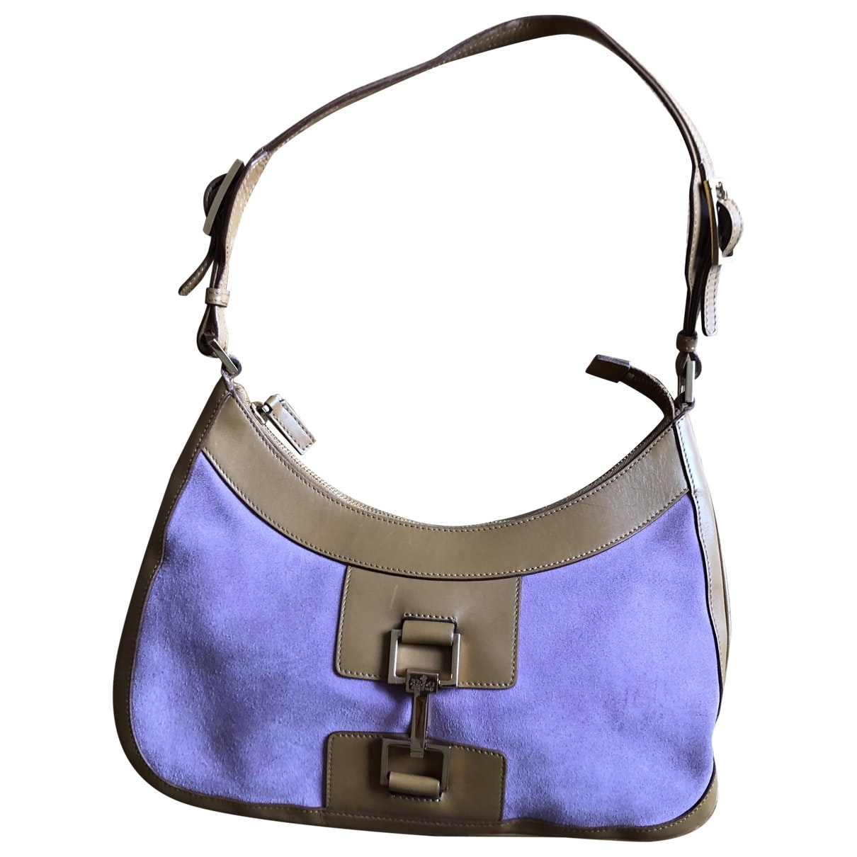 Gucci jackie pink suede handbag