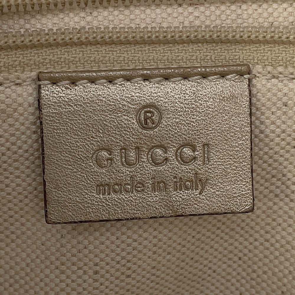 GUCCI Guccissima Sukey Handbag Gold/Beige211944 Leather
