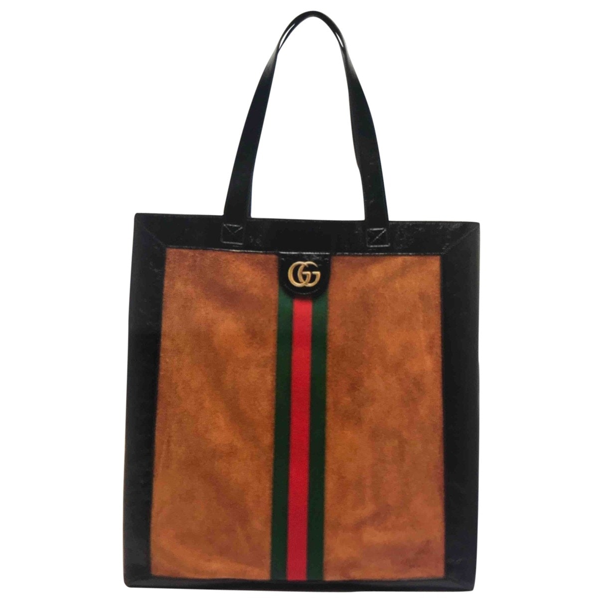 Gucci navy suede bag