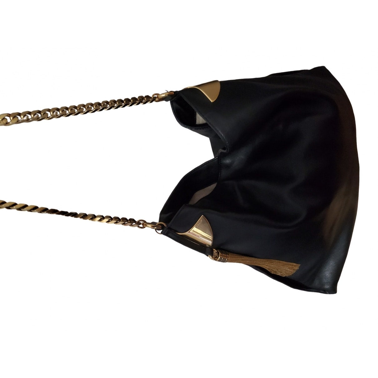 Gucci black leather handbag