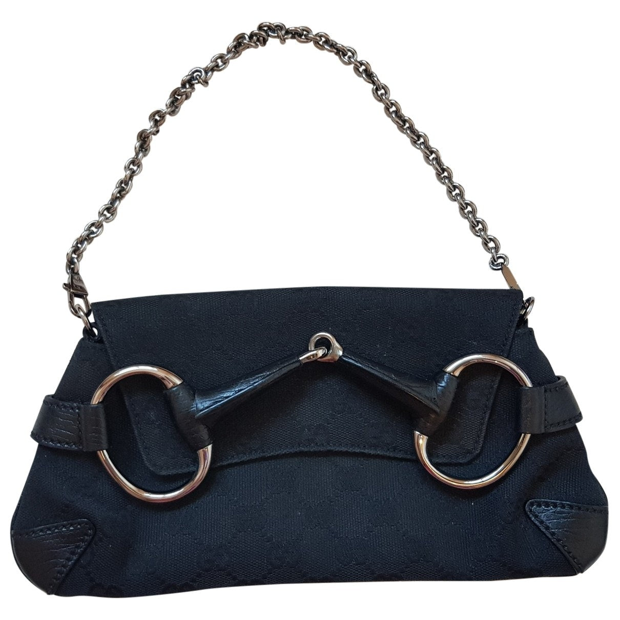 Gucci black cloth handbag