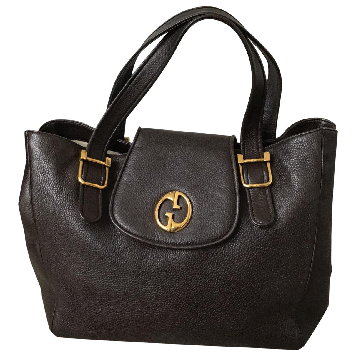 Gucci 1973 brown leather handbag