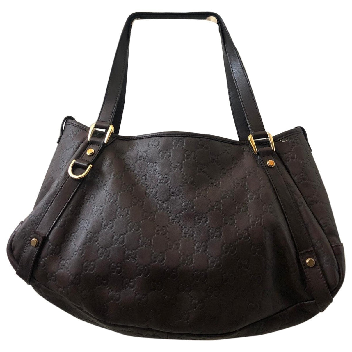 Gucci brown leather handbag