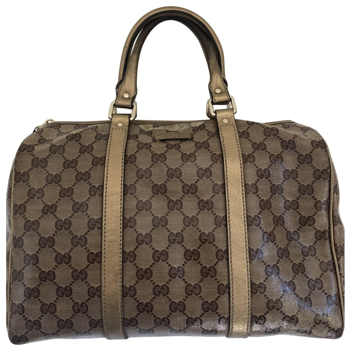 Gucci beige cloth handbag