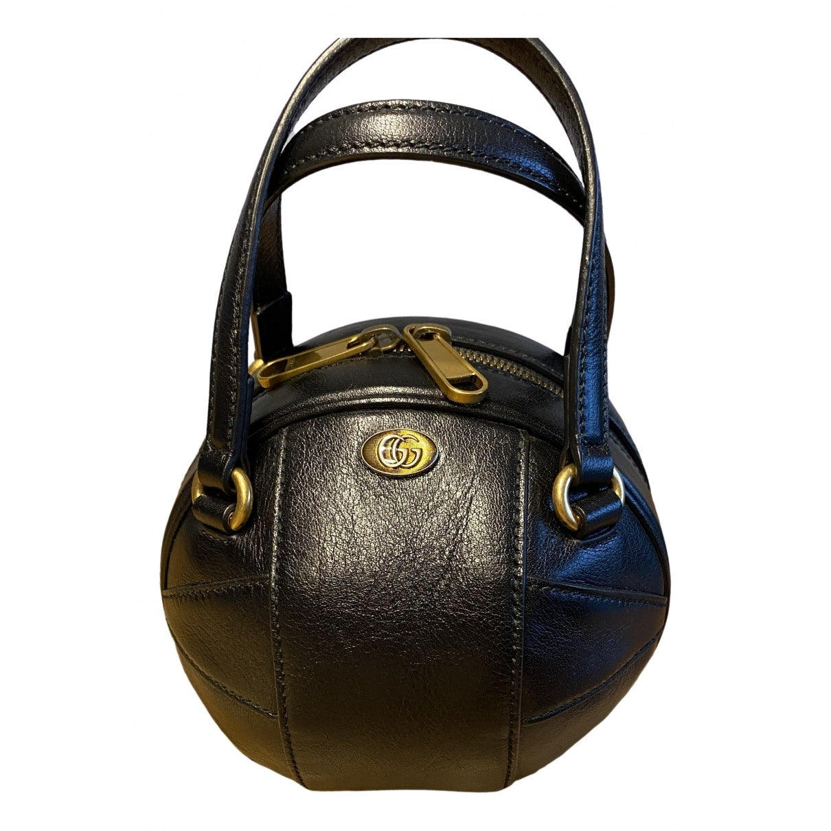 Gucci black leather handbag