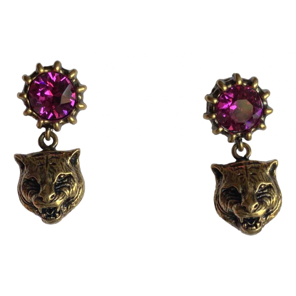 Gucci gold metal earrings