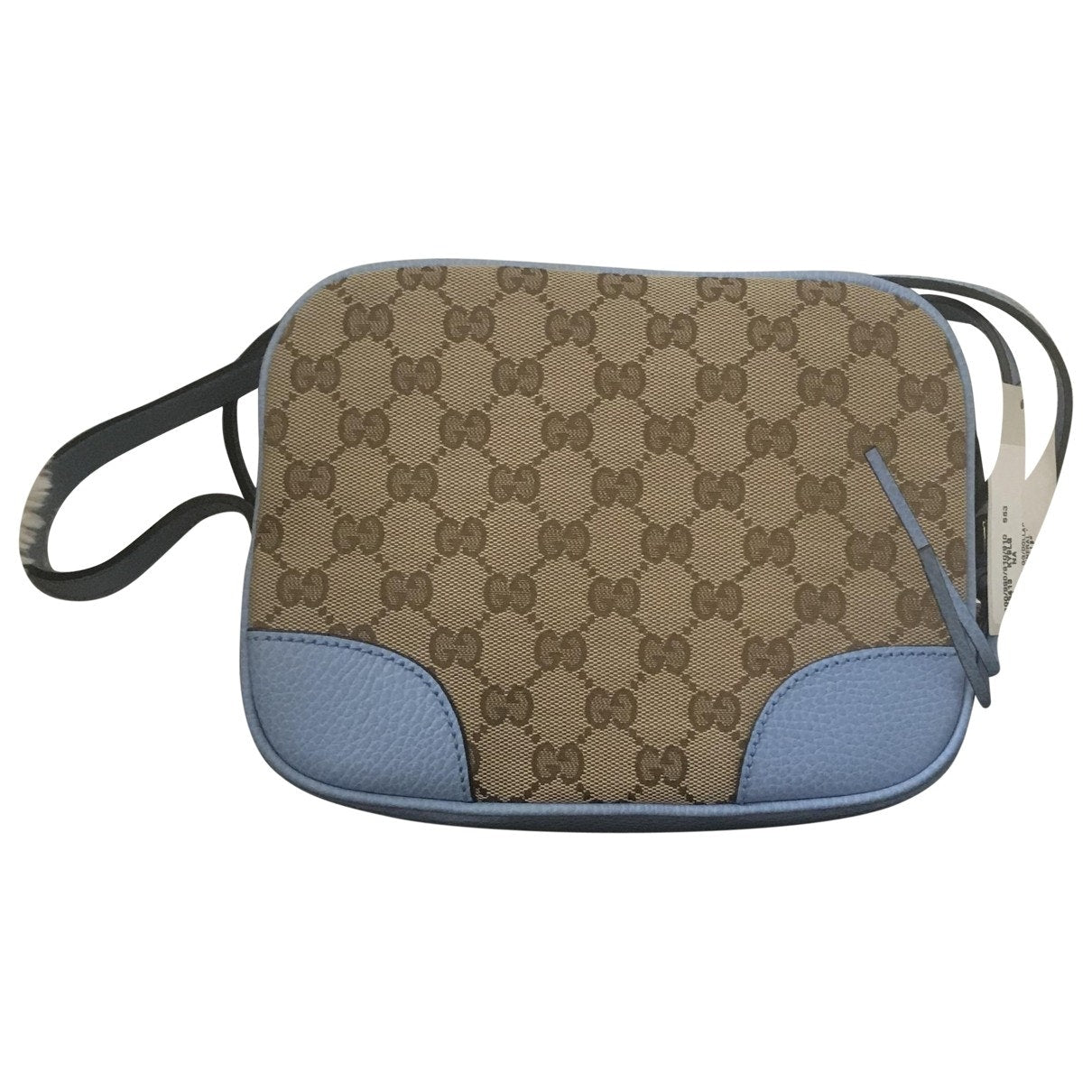 Gucci blue cloth handbag