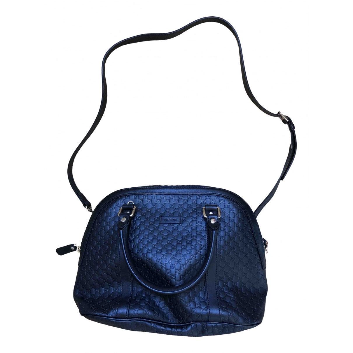 Gucci black leather handbag