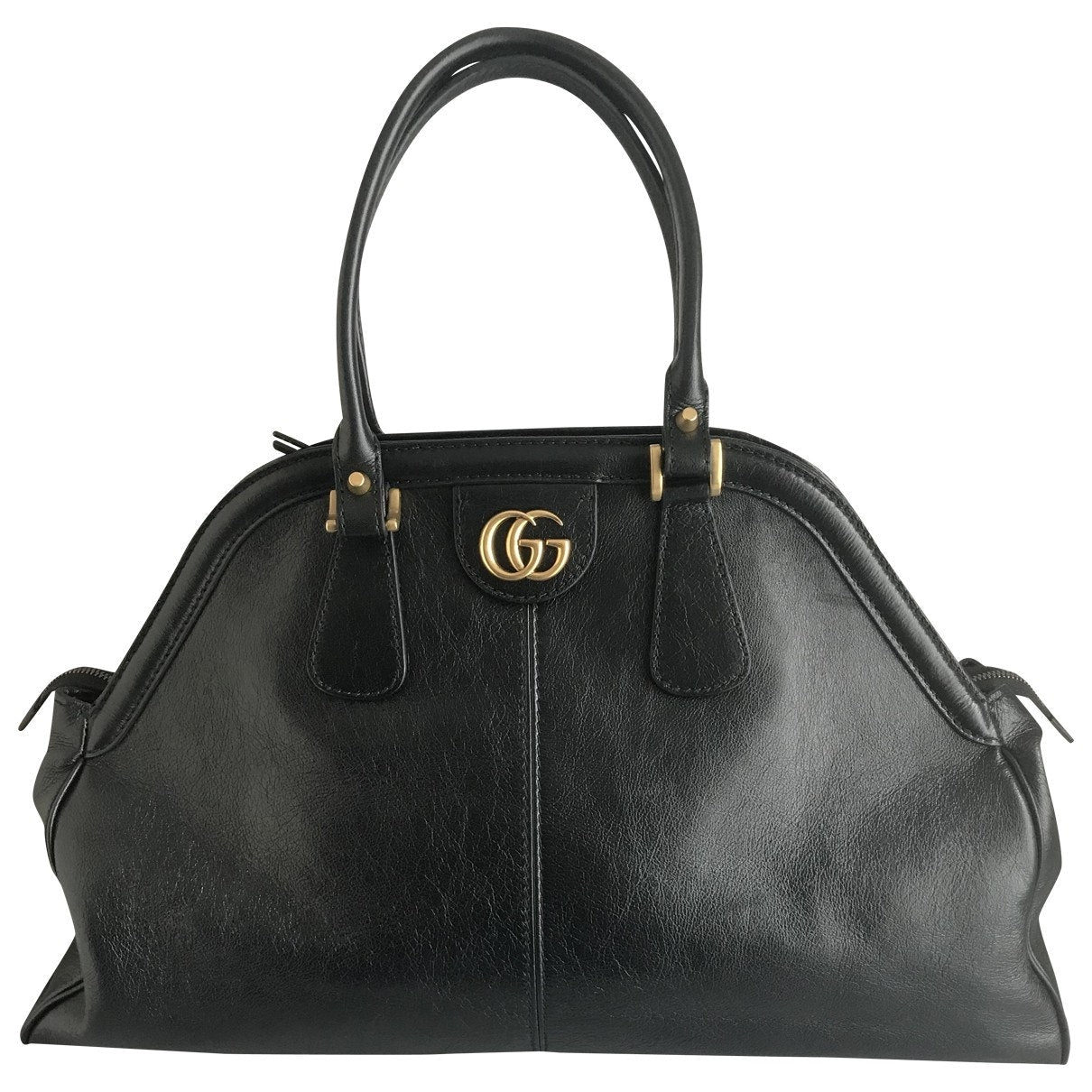 Gucci re(belle) black leather handbag