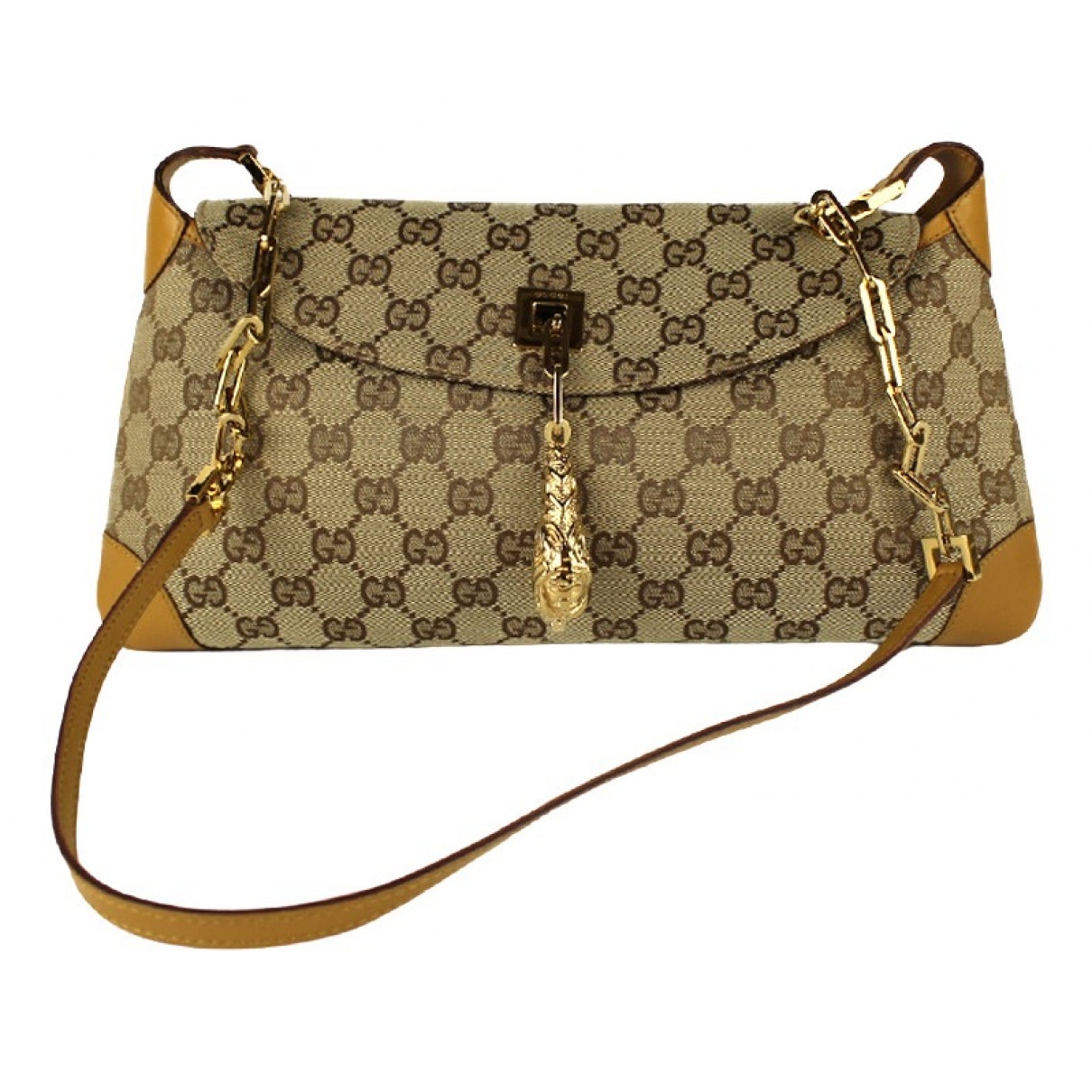 Gucci beige cloth handbag