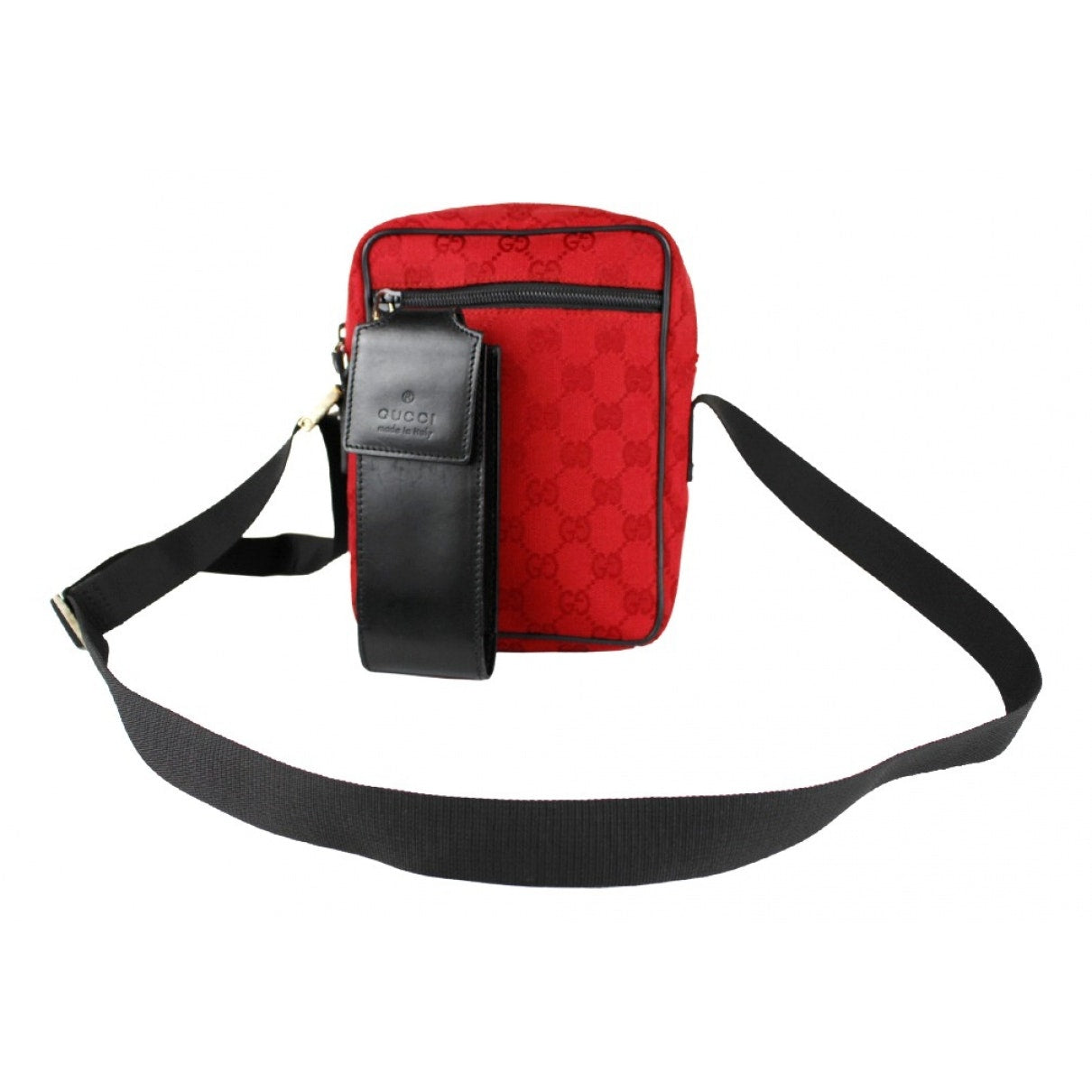 Gucci red cloth handbag