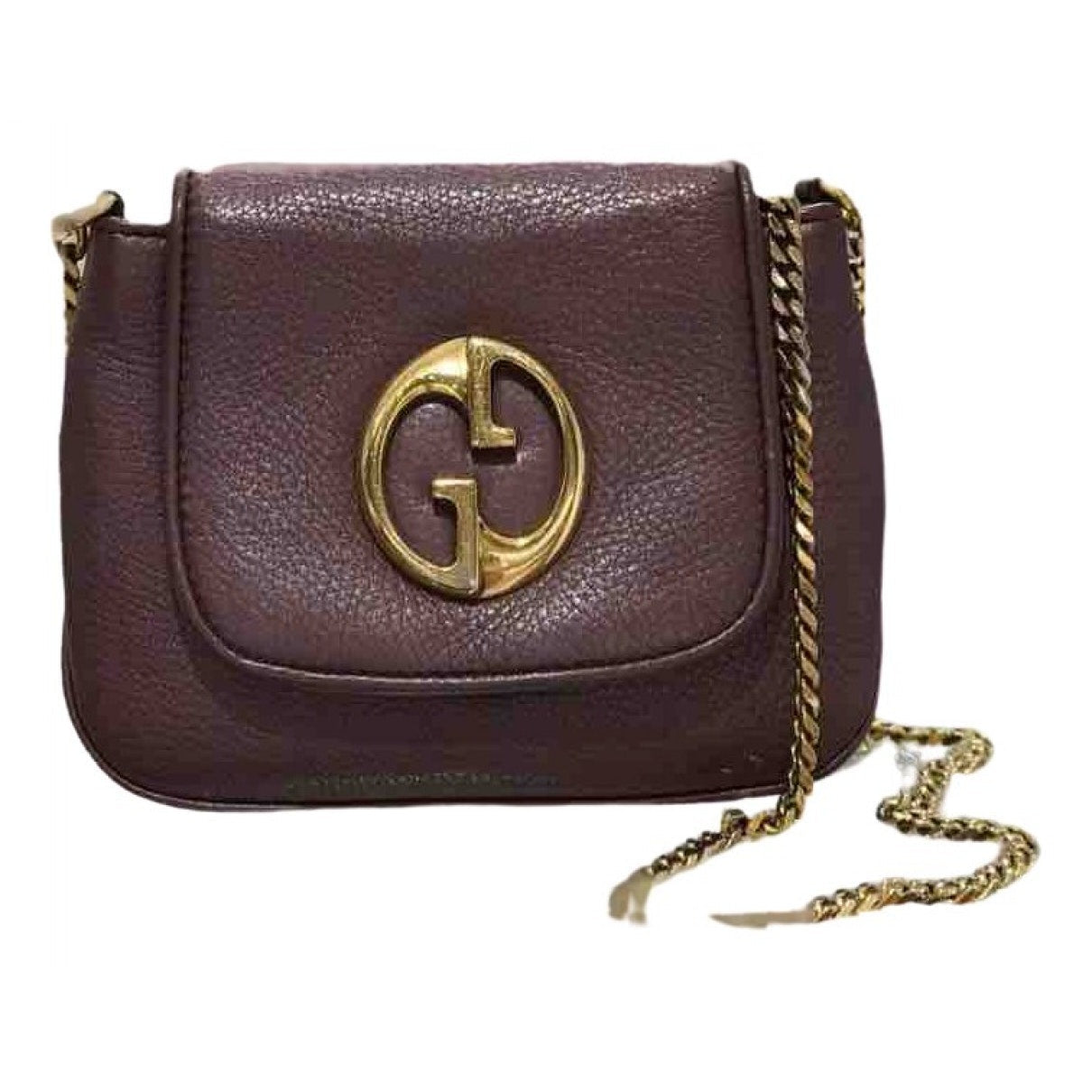 Gucci 1973 metallic leather handbag